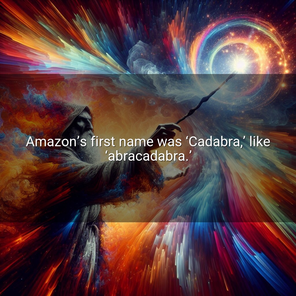El nombre original de Amazon: Cadabra