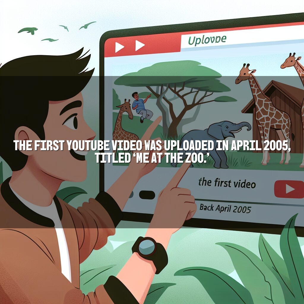 Primer vídeo de YouTube: ‘Yo en el zoológico’