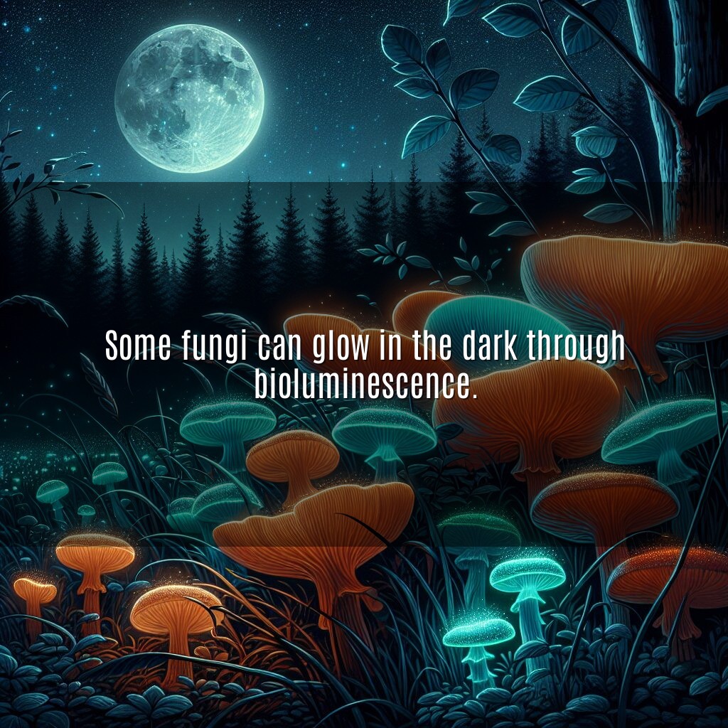 El encantador resplandor de los hongos bioluminiscentes