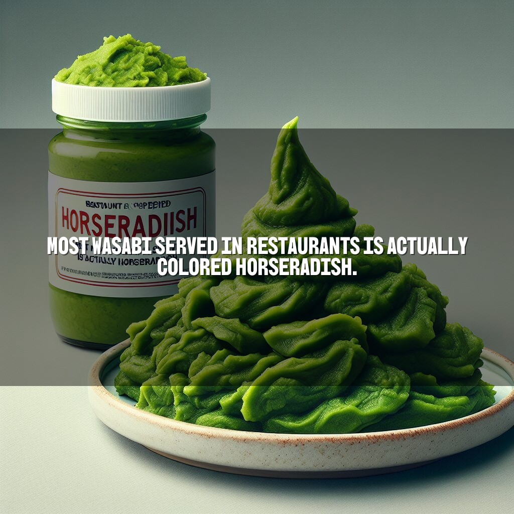 ¿Tu wasabi es real? Descubre la verdad