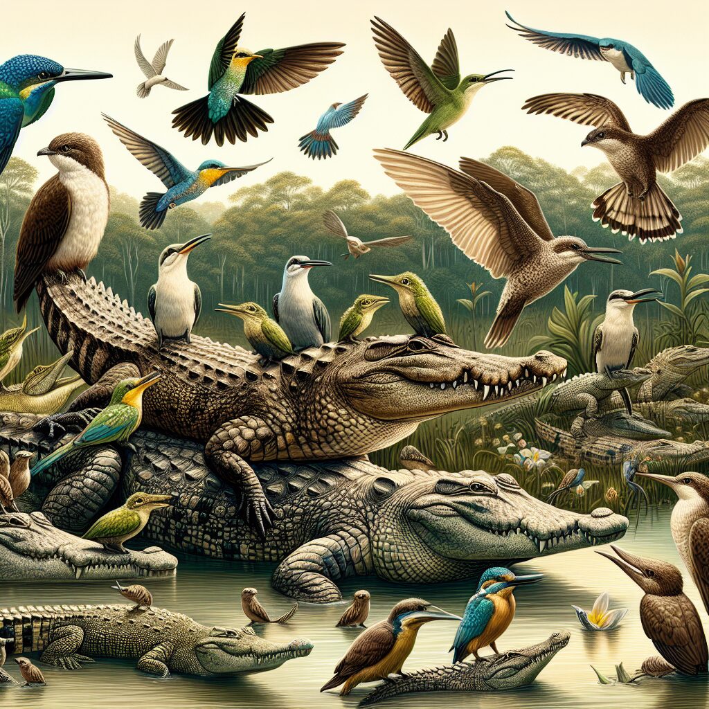 Aves y cocodrilos: una conexión evolutiva