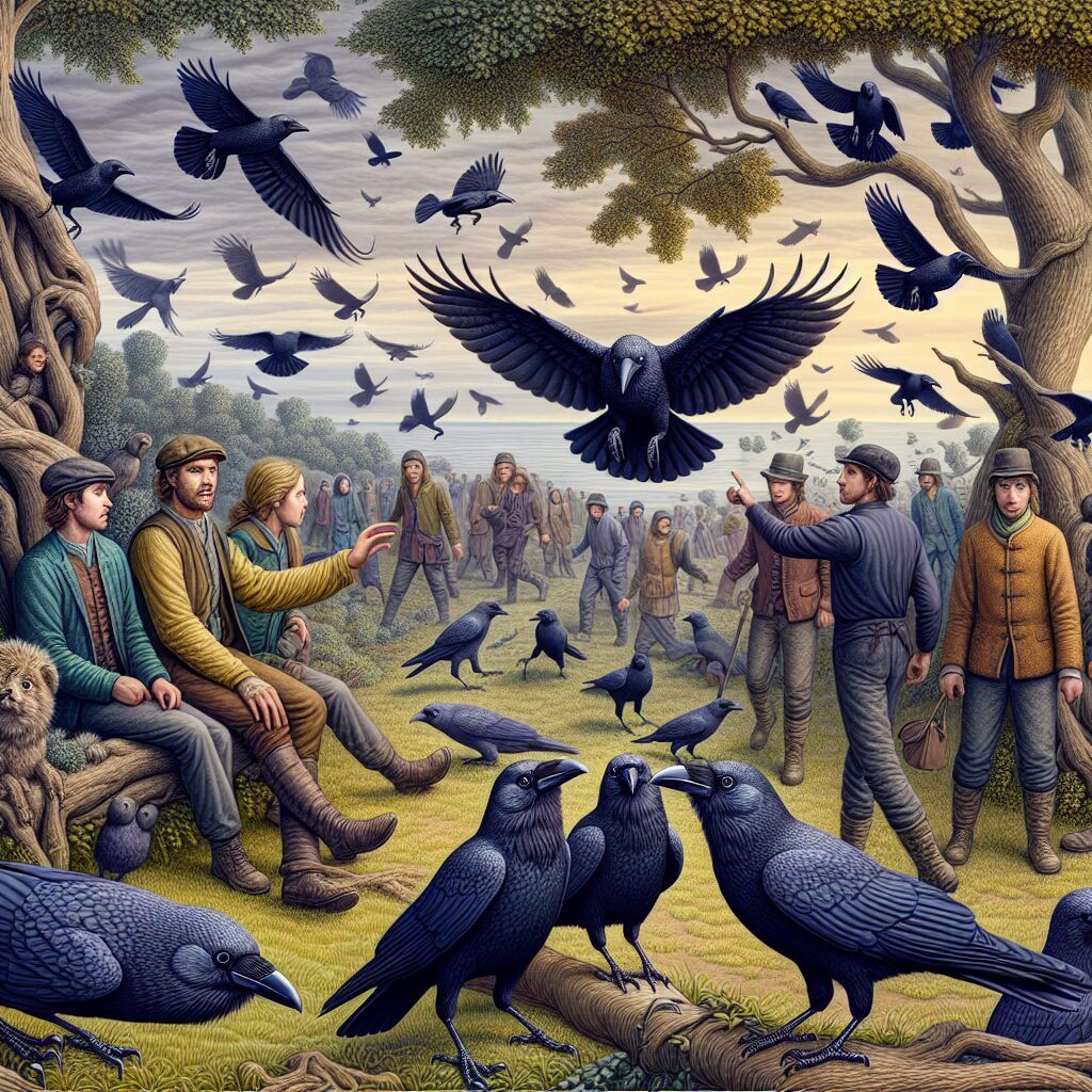 Los cuervos pueden recordar rostros humanos y guardar rencor.