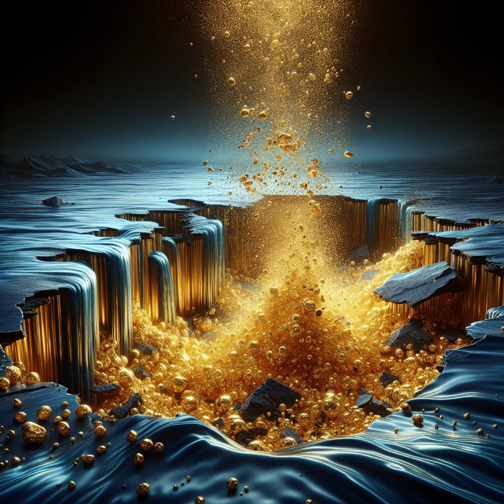Los terremotos pueden convertir el agua en oro.