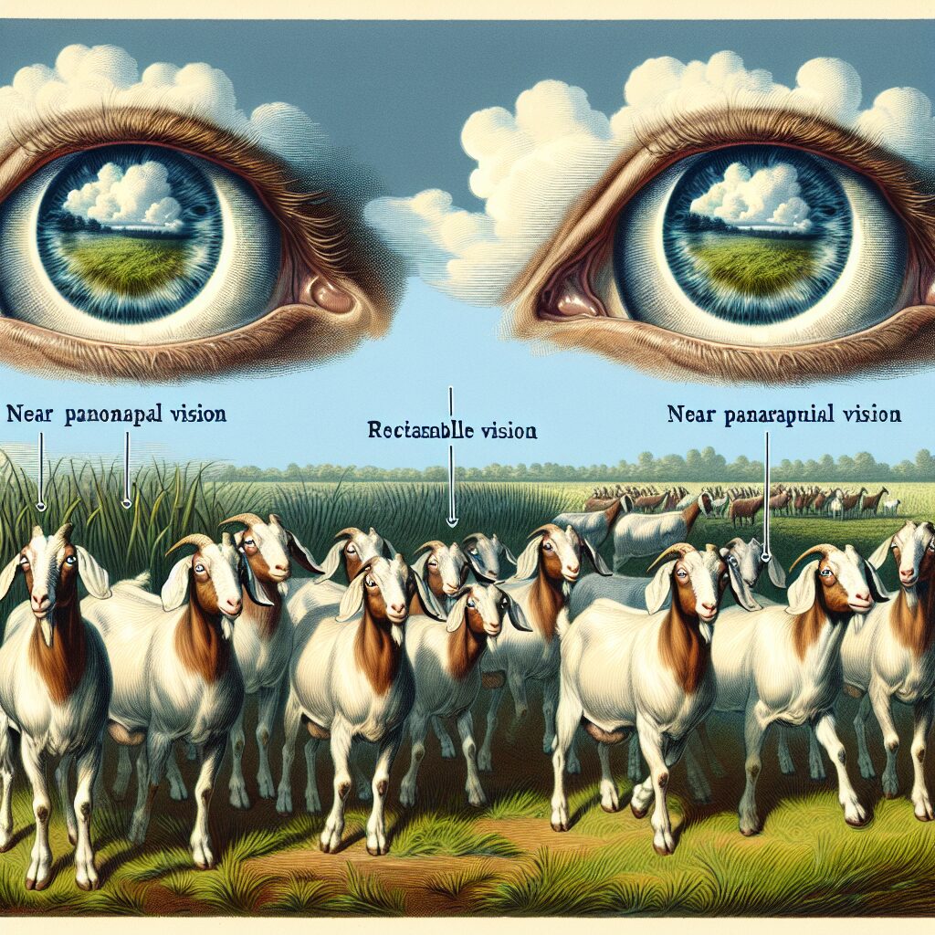 Visión panorámica de las cabras
