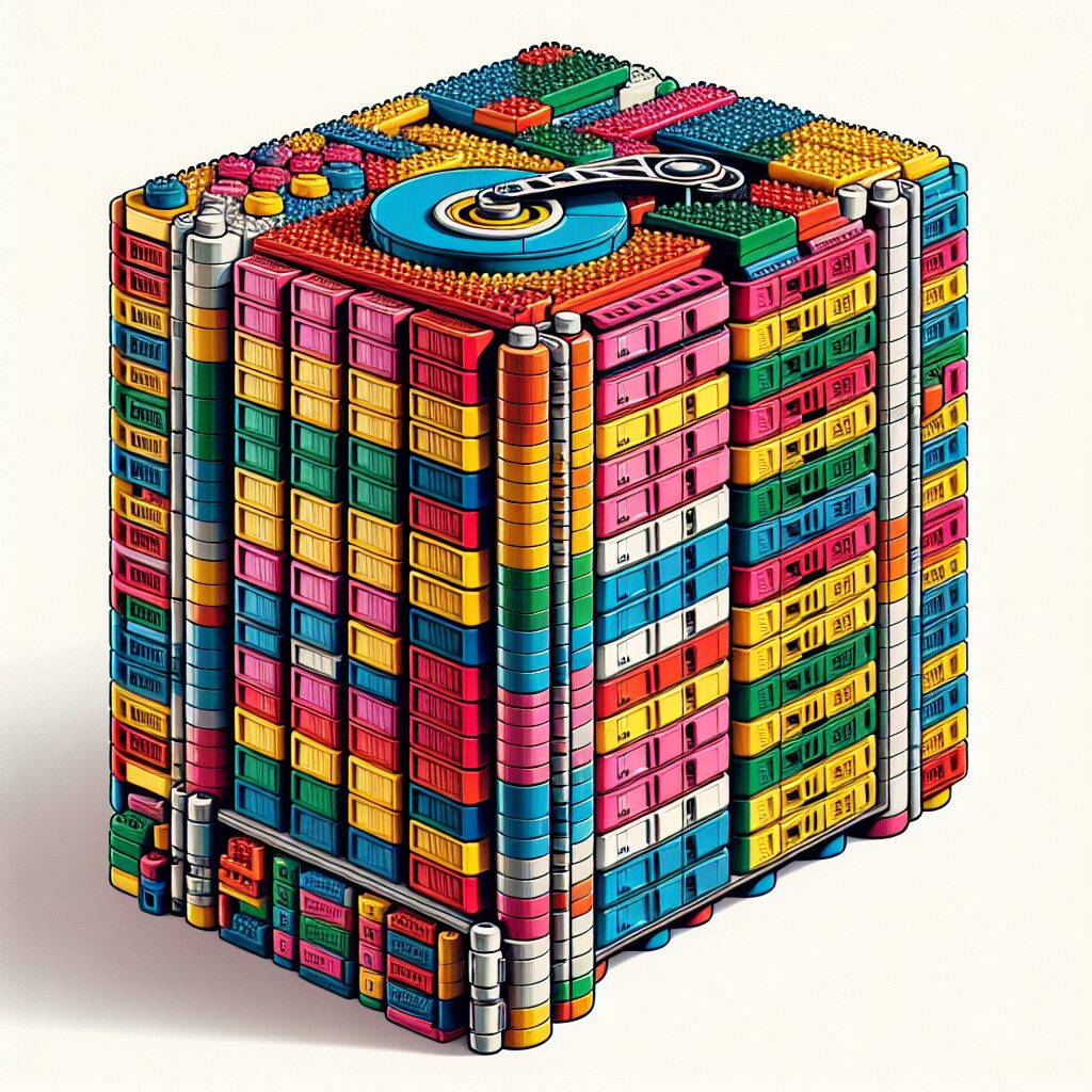 Almacenamiento LEGO de Google: un origen ingenioso