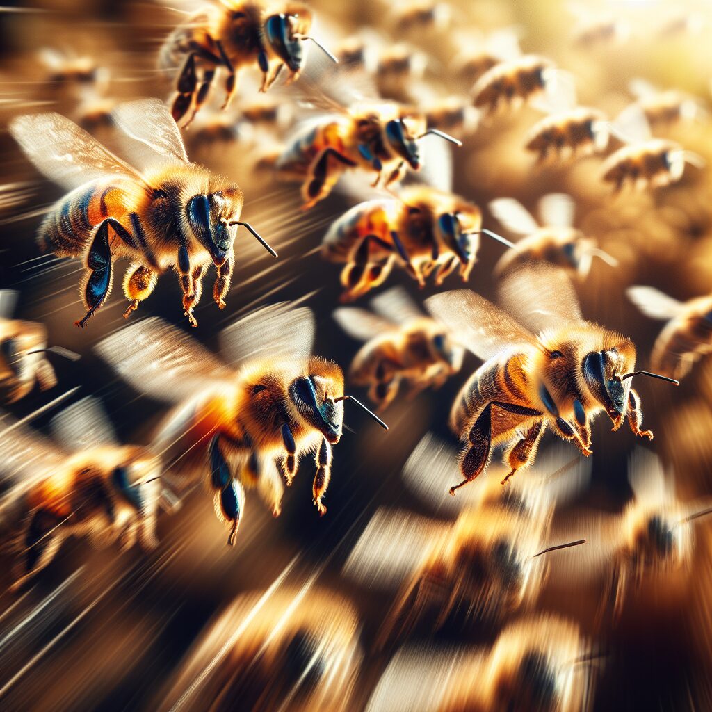 ¿Qué tan rápido pueden volar las abejas melíferas?