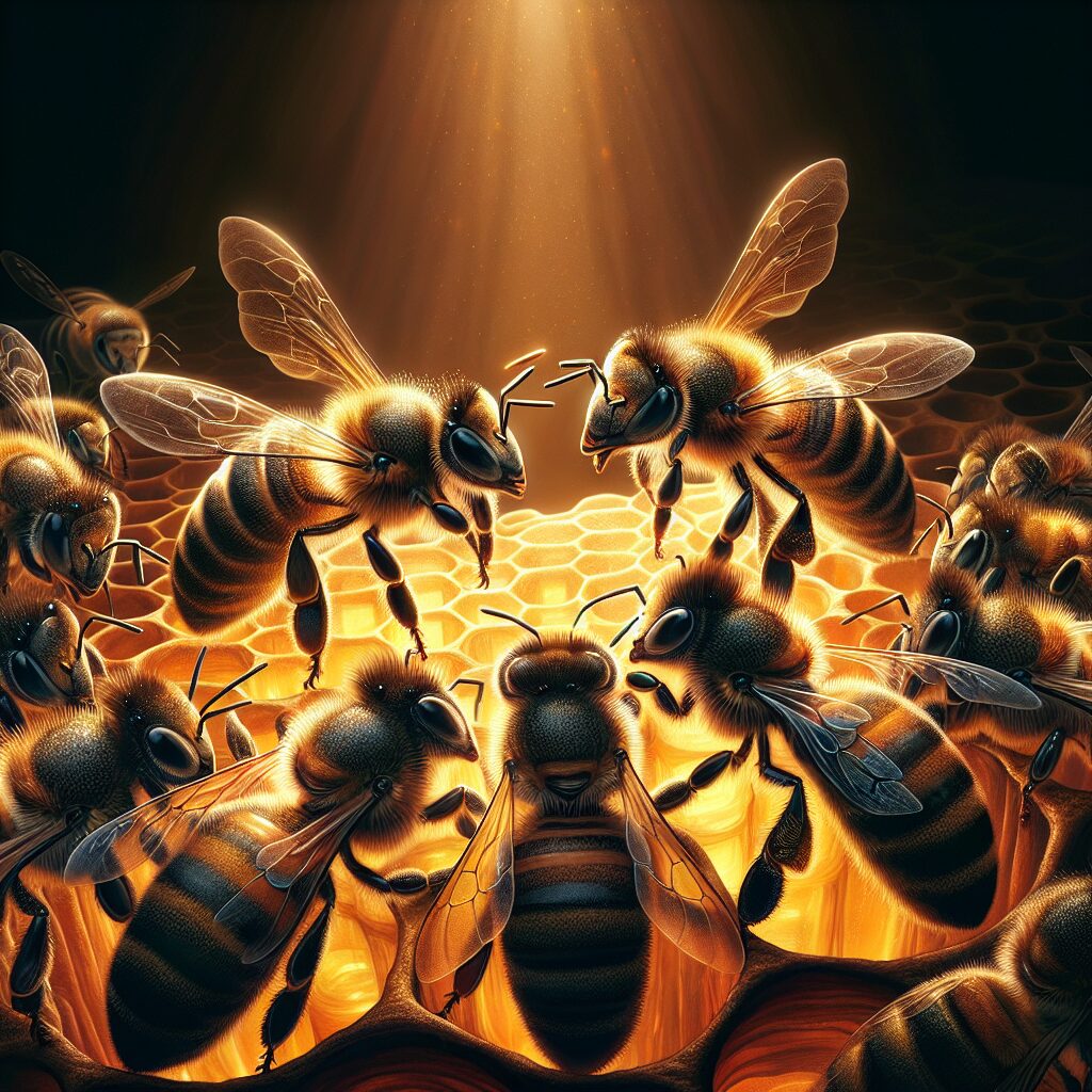 Danza de comunicación de abejas