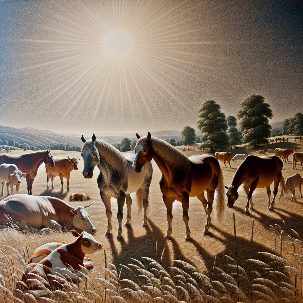 Por qué los caballos y las vacas duermen de pie