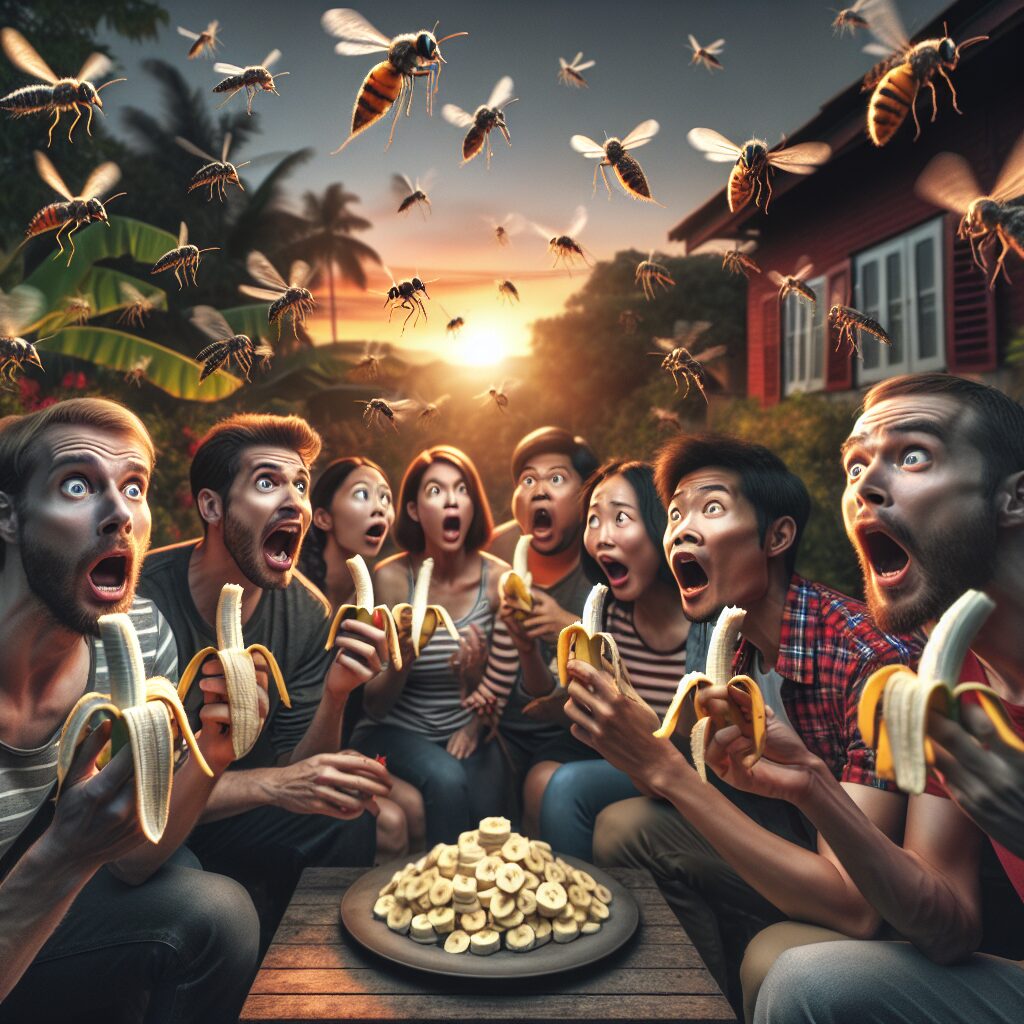 Los mosquitos se sienten atraídos por las personas que acaban de comer plátanos.