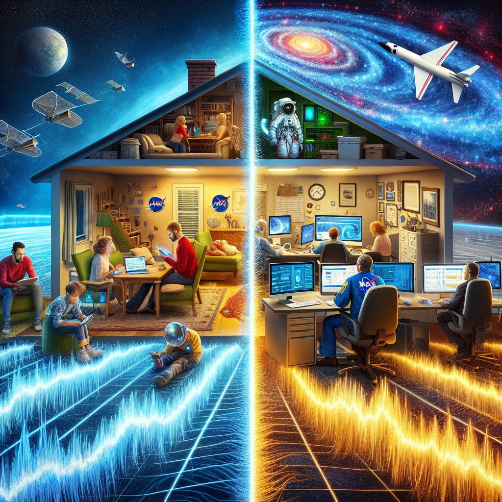 Conexión a Internet ultrarrápida de la NASA