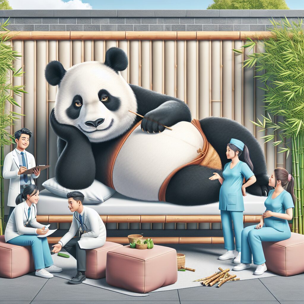 Embarazo falso de pandas para una mejor atención