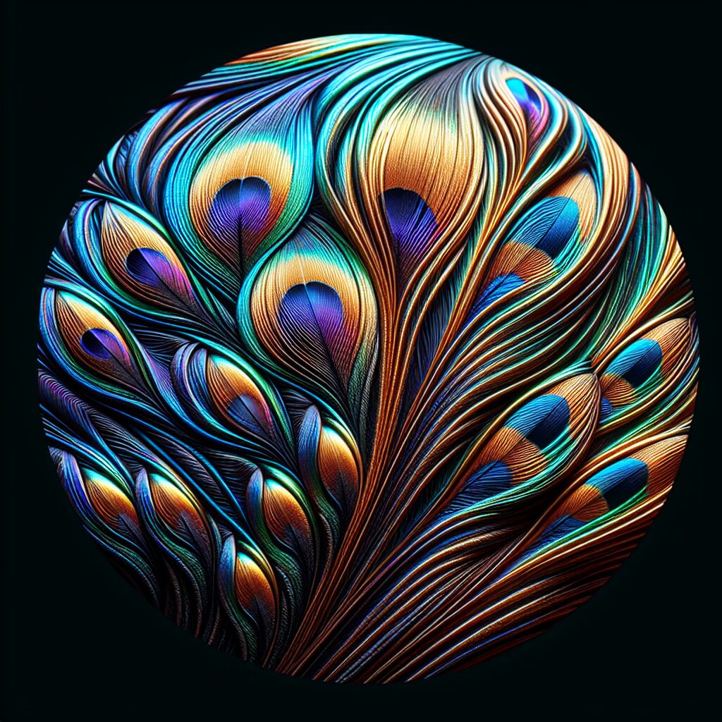 La ciencia de las plumas de pavo real