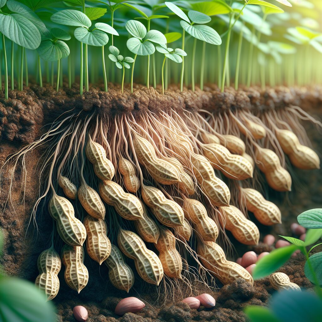 Cacahuetes: legumbres subterráneas