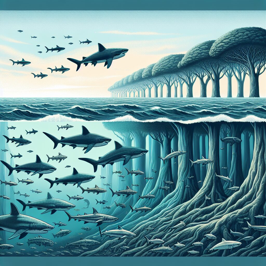 Los tiburones superan a los árboles: un cuento antiguo