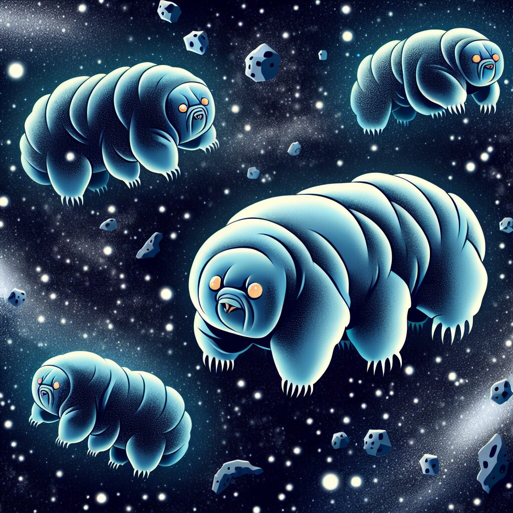 Los tardígrados pueden sobrevivir en el espacio sin ninguna protección.
