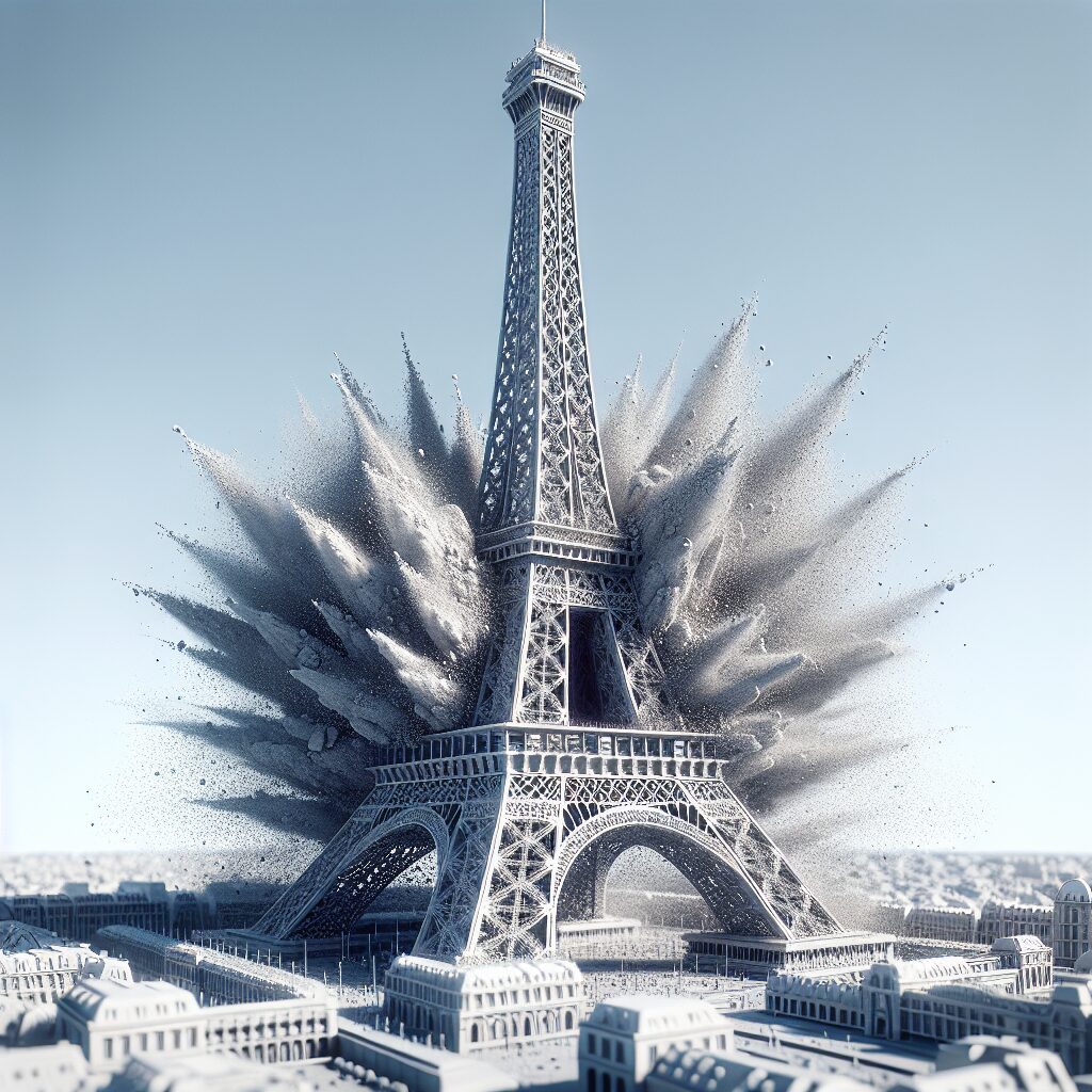 La Torre Eiffel pesa alrededor de 10.000 toneladas.