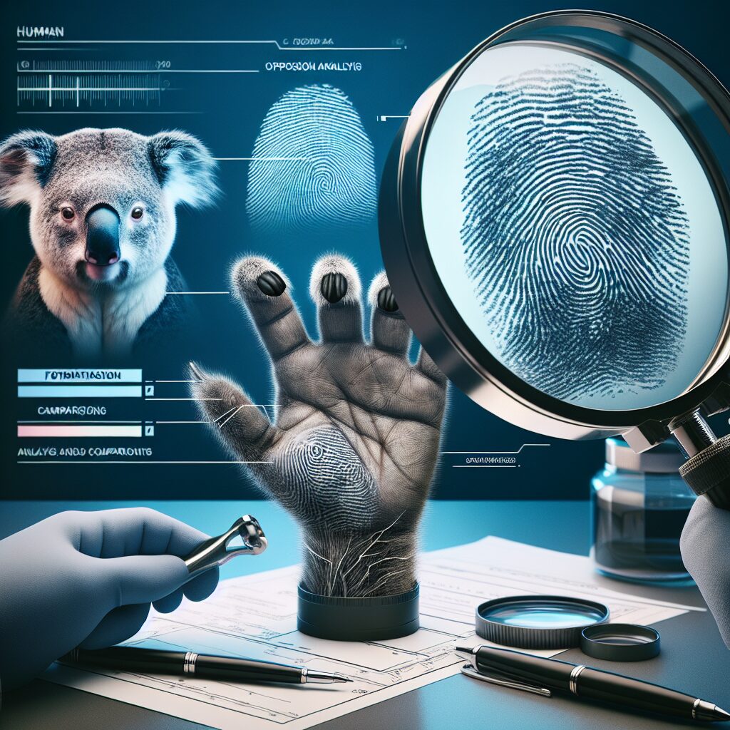 Las huellas dactilares de un koala son tan similares a las de los humanos que pueden confundir a los forenses.