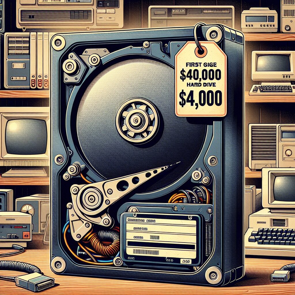 El primer disco duro de un gigabyte costó 40.000 dólares en 1980.