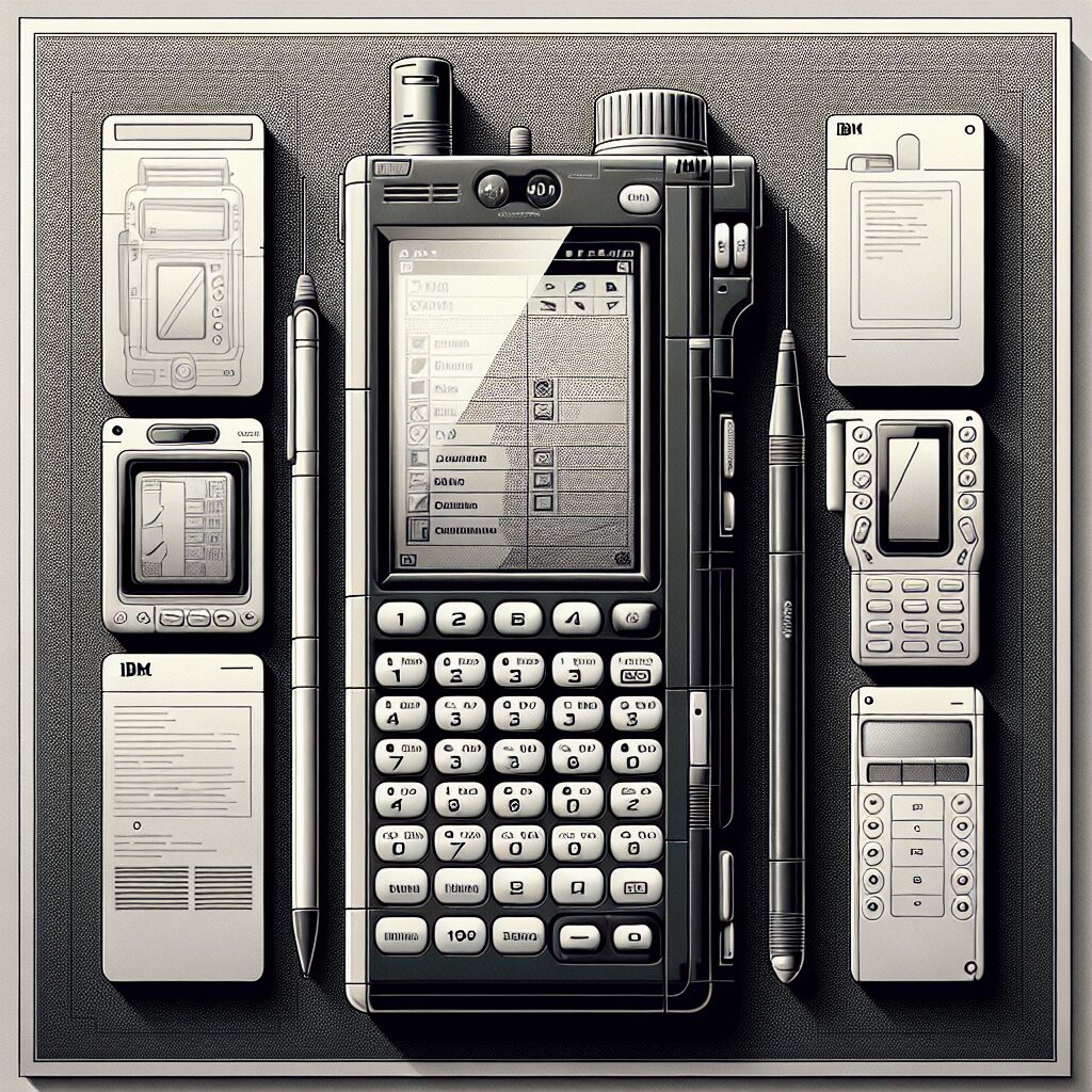 El primer teléfono inteligente: Simon de IBM