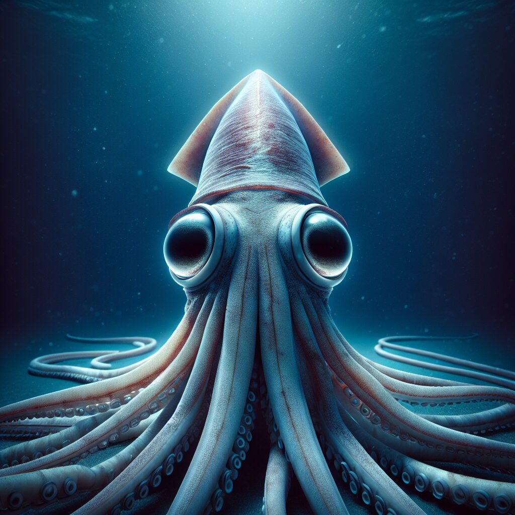 El calamar gigante tiene los ojos más grandes del reino animal.