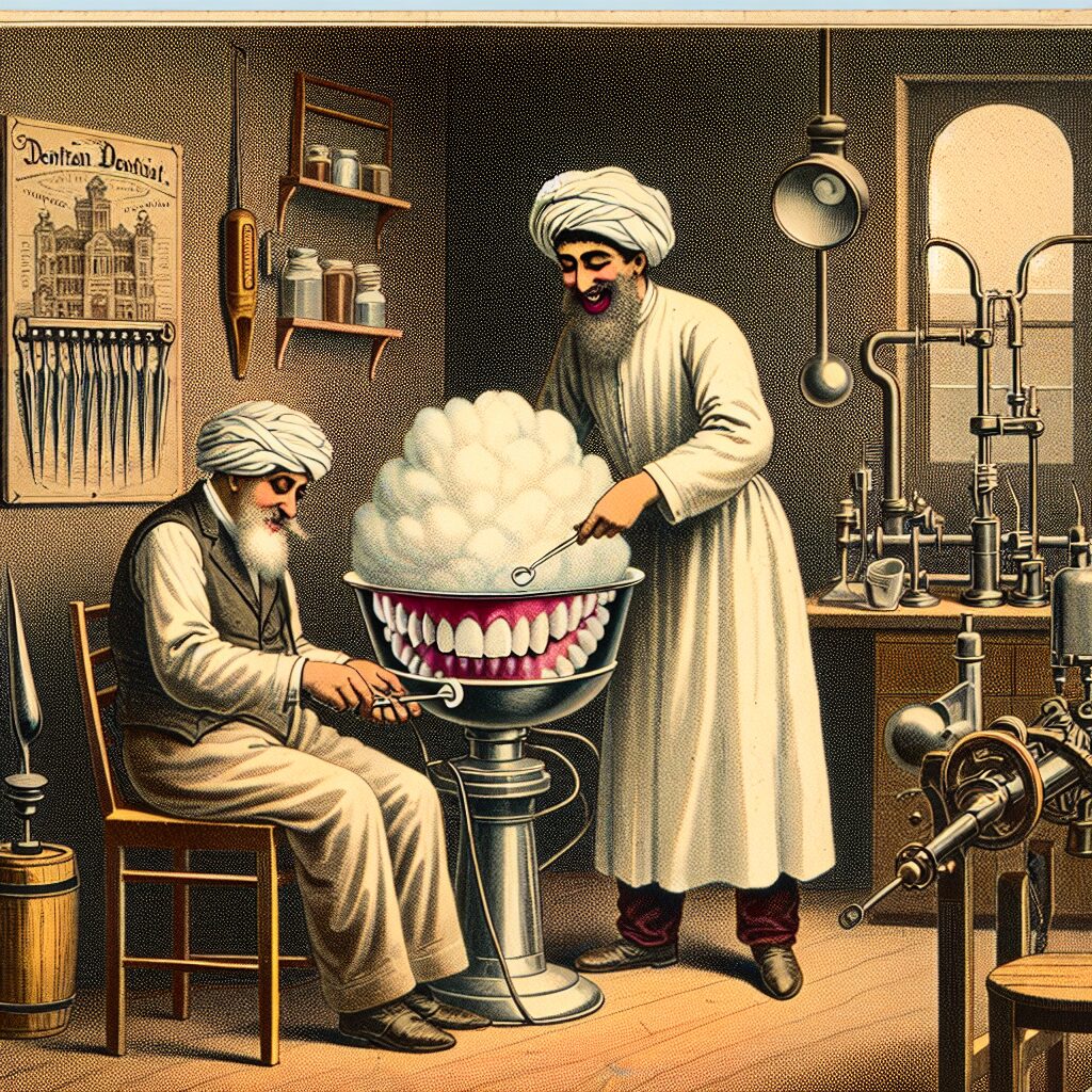 El inventor del algodón de azúcar fue un dentista.