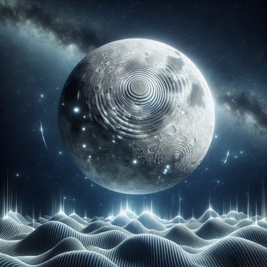 La luna tiene terremotos causados ​​por fuerzas gravitacionales.