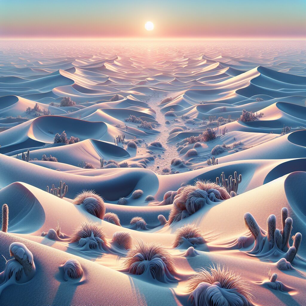 El desierto del Sahara puede recibir nieve.