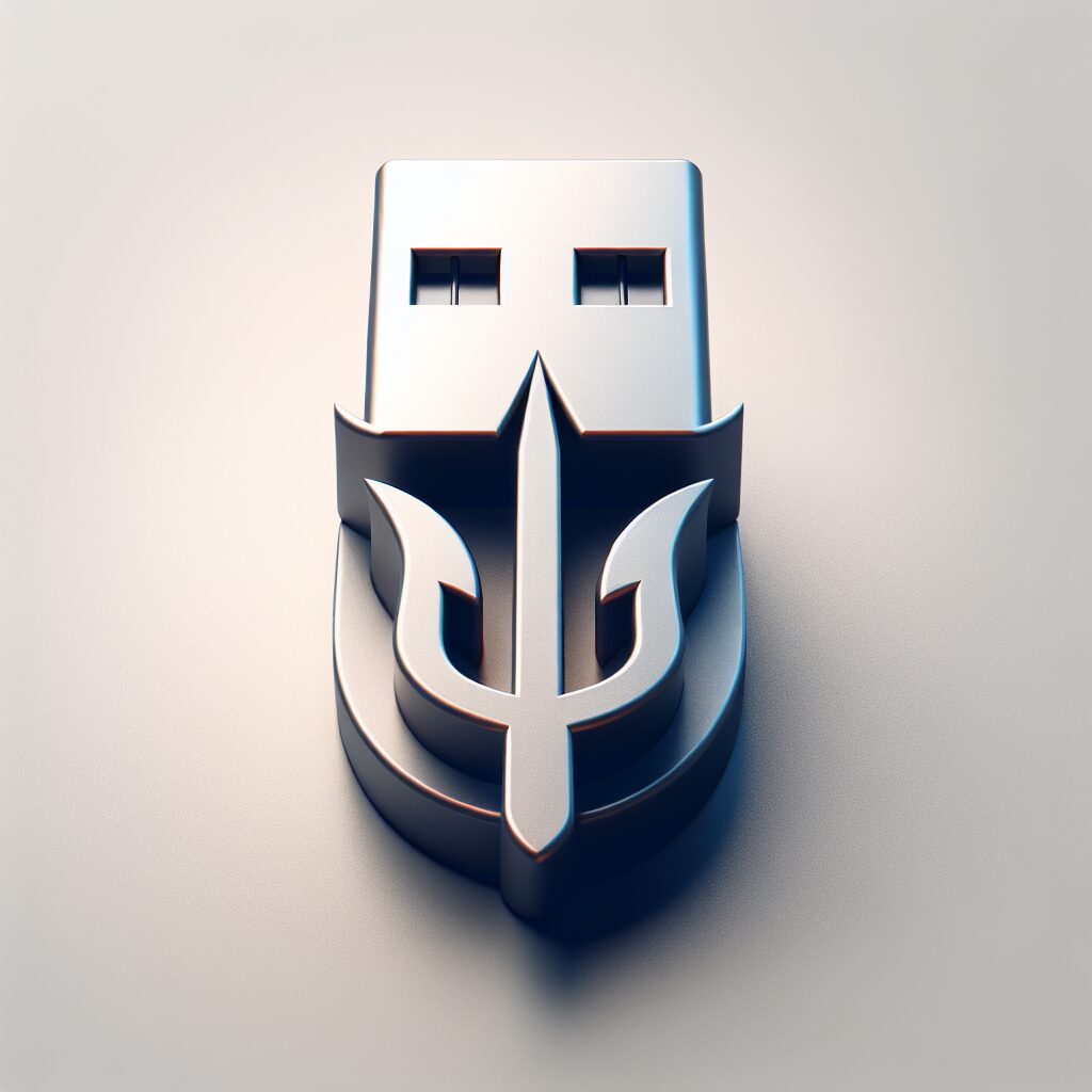 Logotipo USB: el tridente de la versatilidad