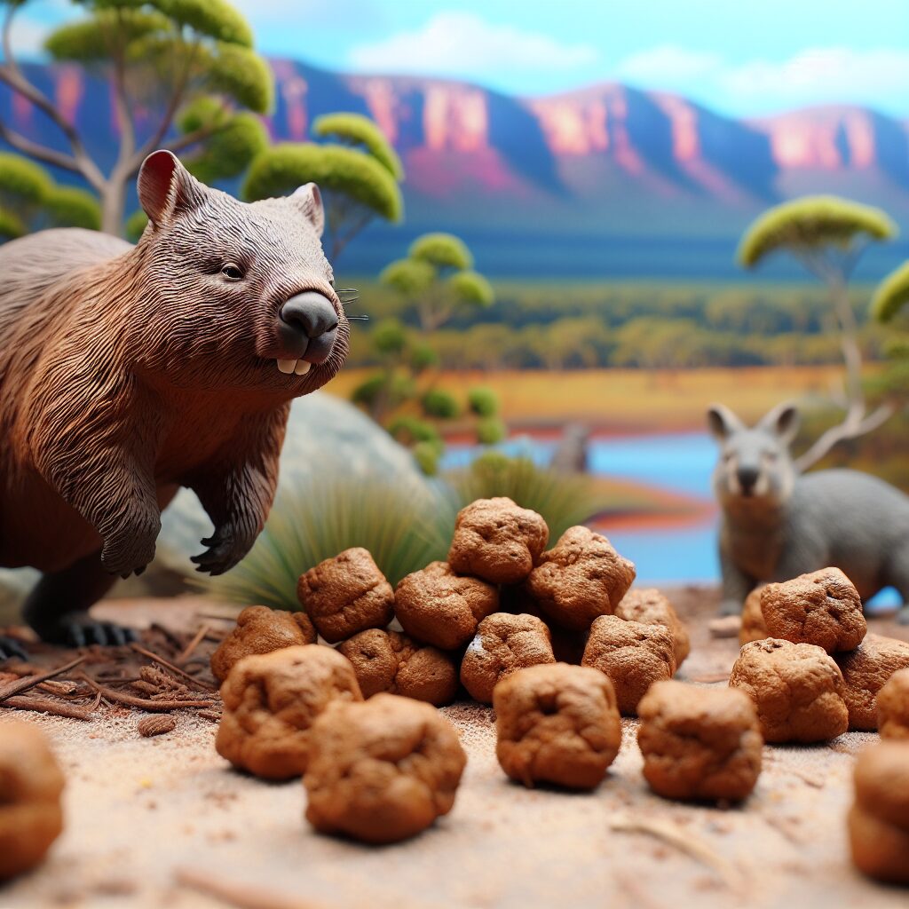 Por qué la caca de Wombat tiene forma de cubo