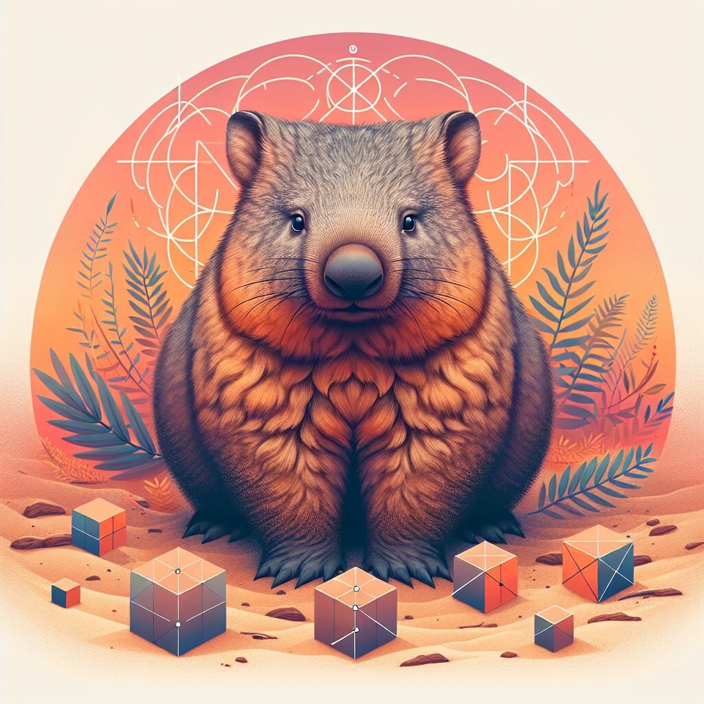 Por qué los wombats producen caca en forma de cubo