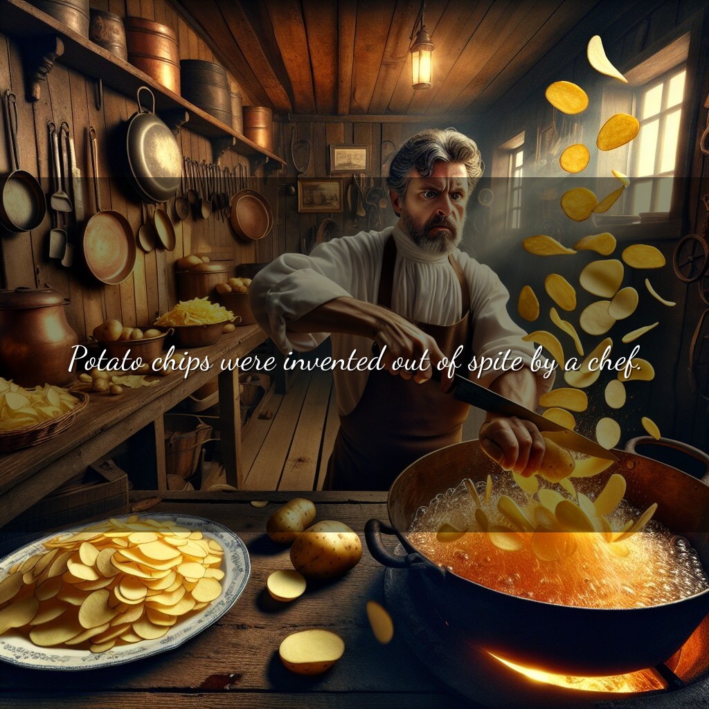 Invención rencorosa: el origen de las patatas fritas