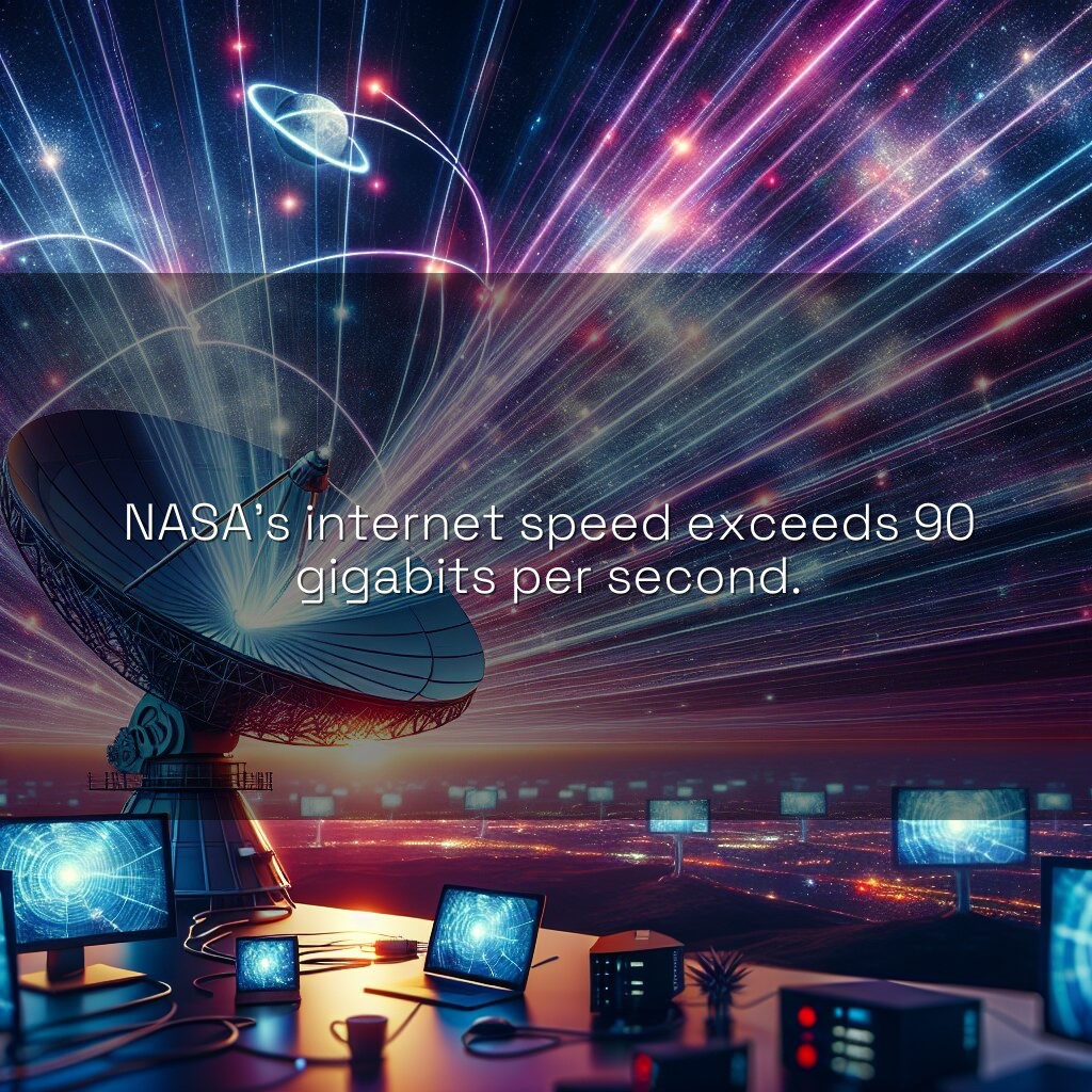 Velocidad de Internet de la NASA: más de 90 Gbps