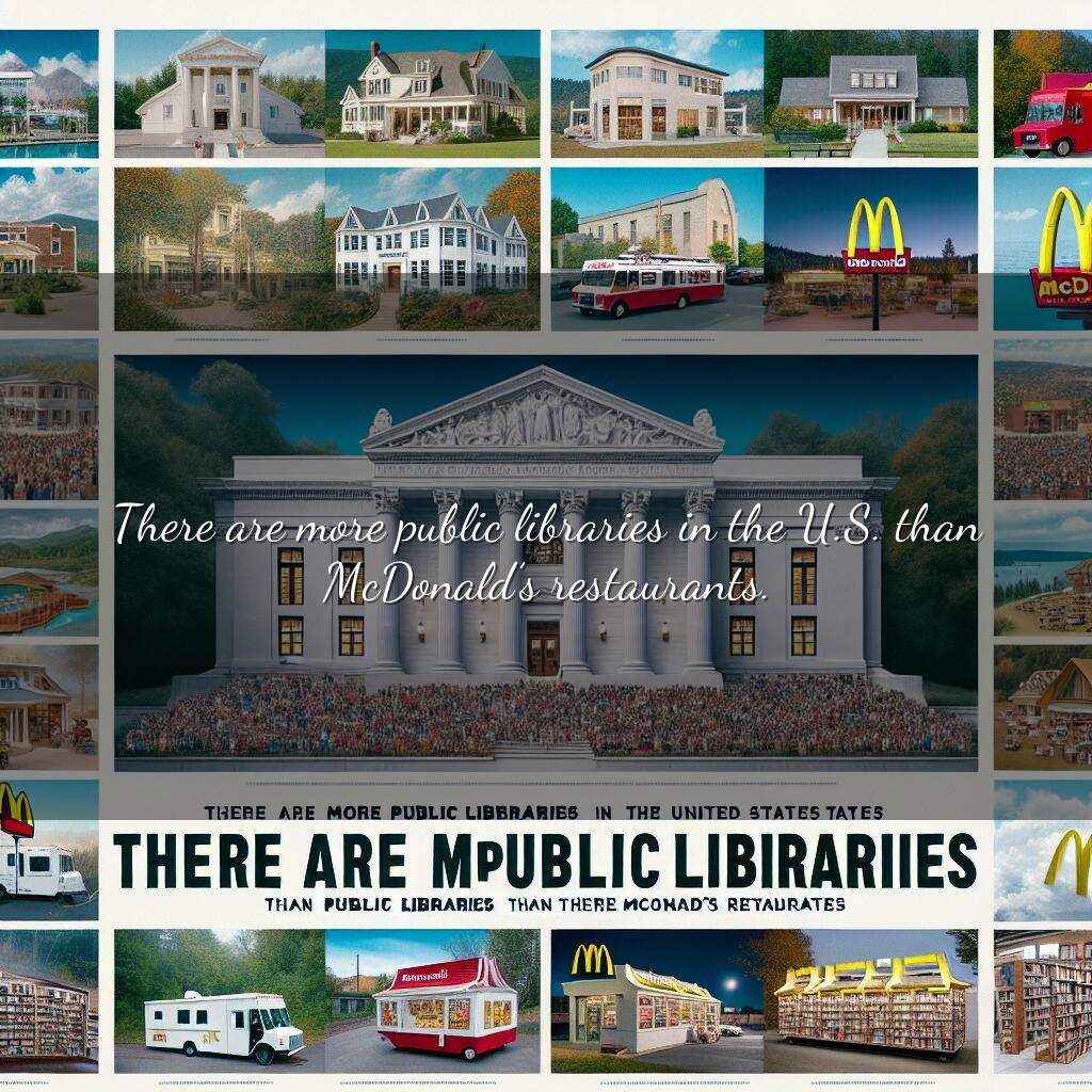 Por qué existen más bibliotecas que McDonald’s