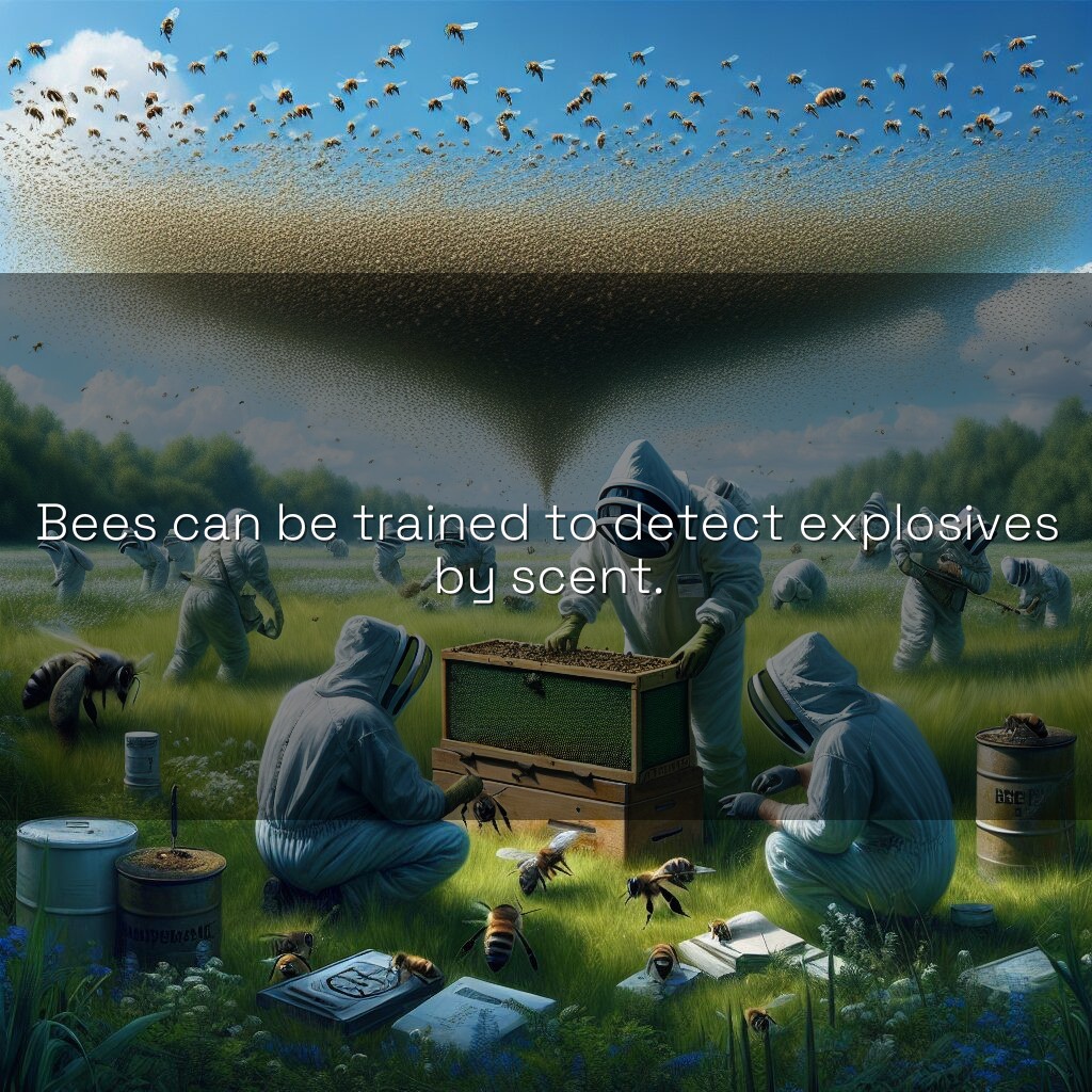 Abejas entrenadas para detectar explosivos