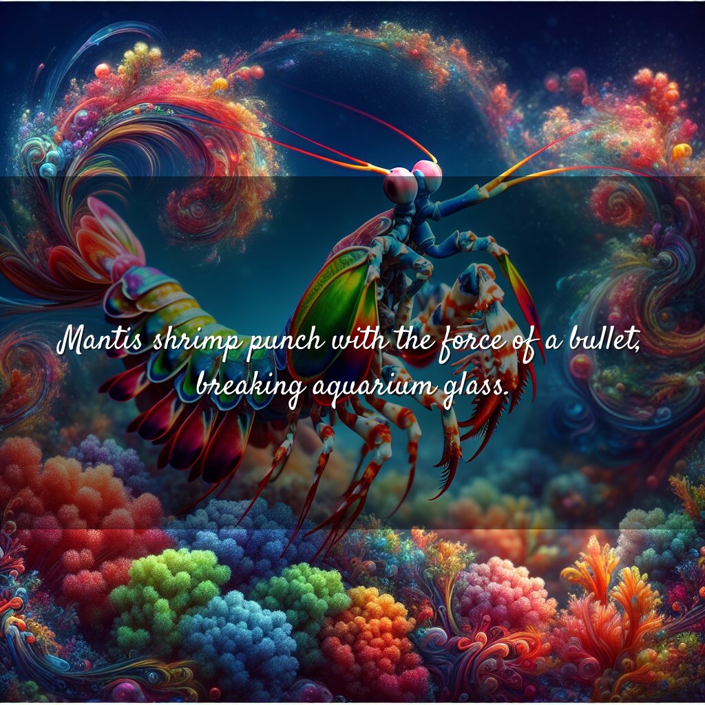 El poderoso ponche del camarón mantis