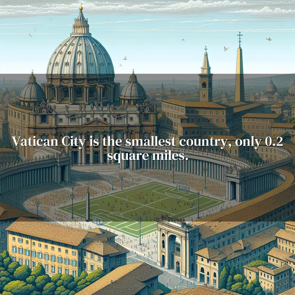 Ciudad del Vaticano: el país más pequeño del mundo