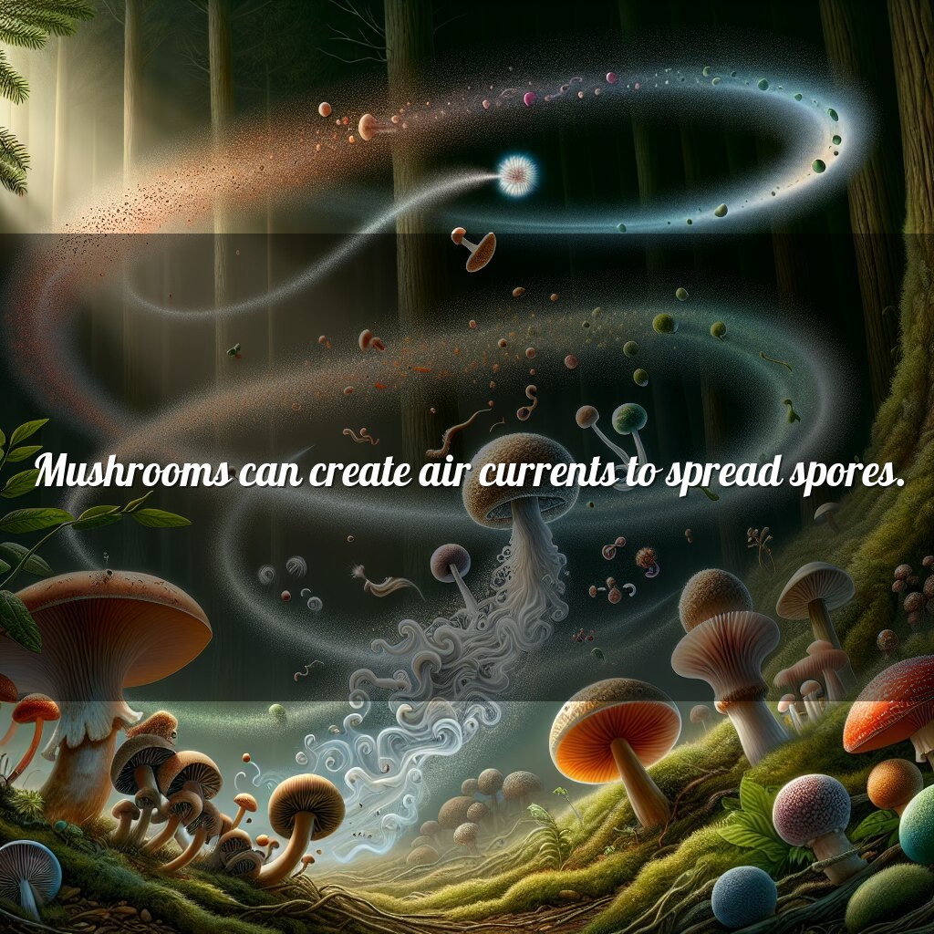 Explicación de la dispersión de esporas de hongos