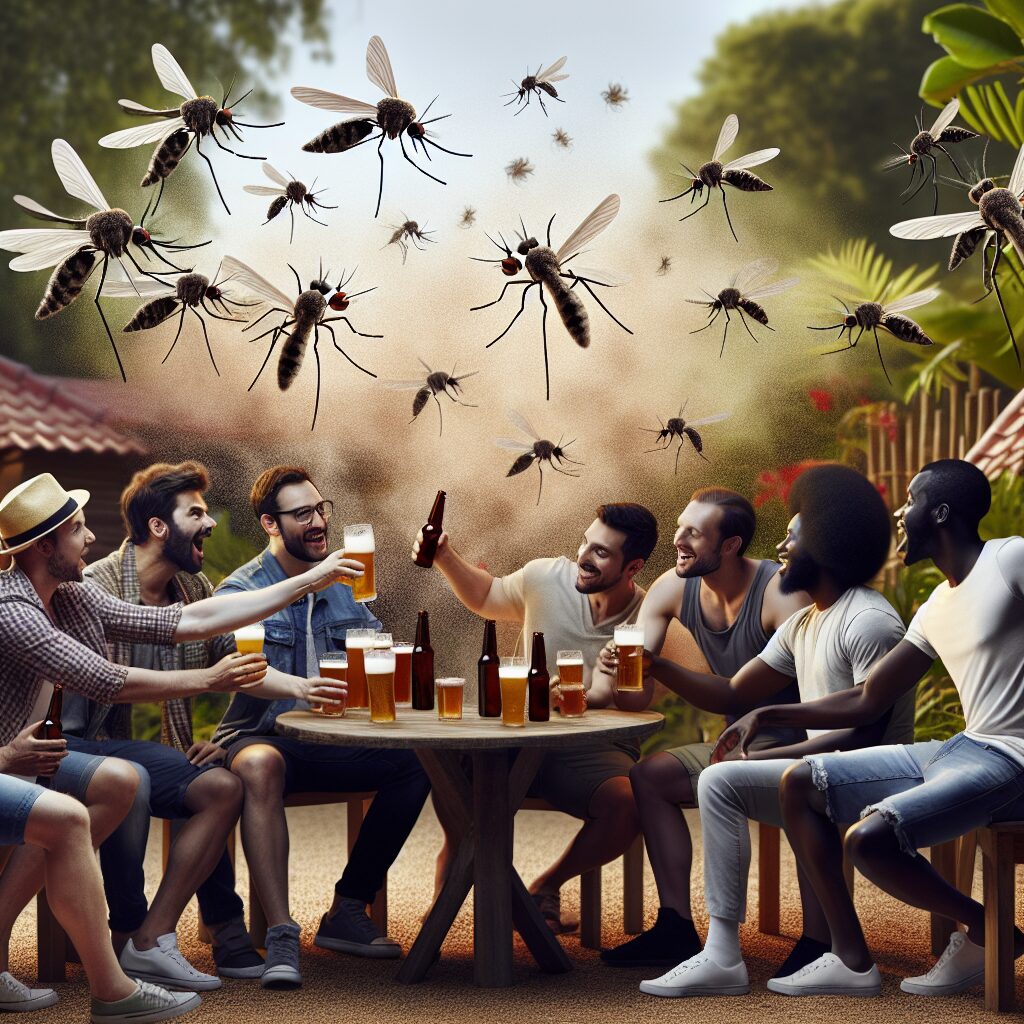 A los mosquitos les encantan los bebedores de cerveza