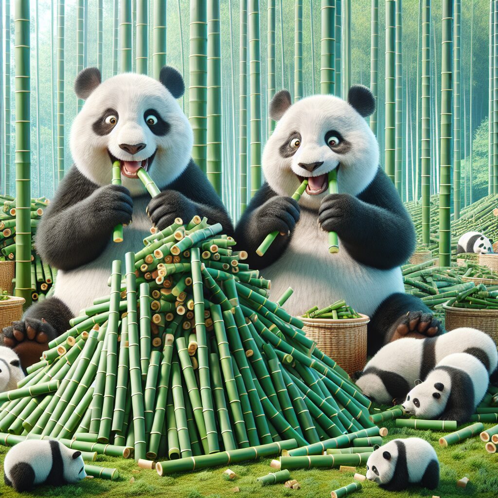 La dieta de bambú de los pandas