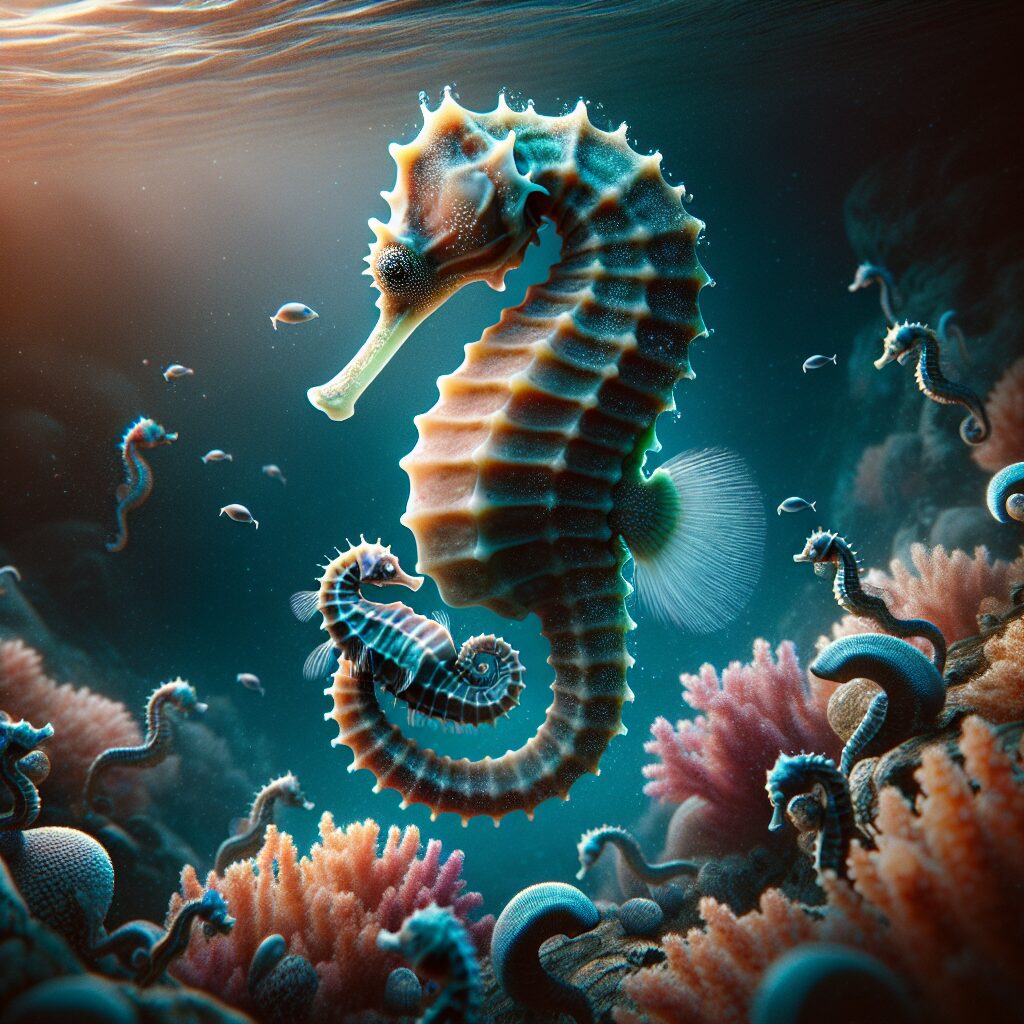 Caballitos de mar machos: los padres únicos de la naturaleza
