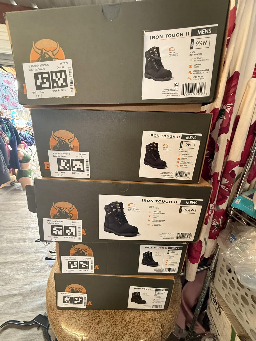 ¡Atención raza!
Ya nos llegaron las botas de punta de fierro de la marca Brahm...
